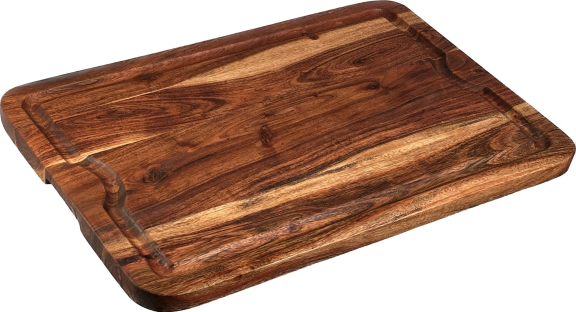 Original reference photograph of Acacia cutting board