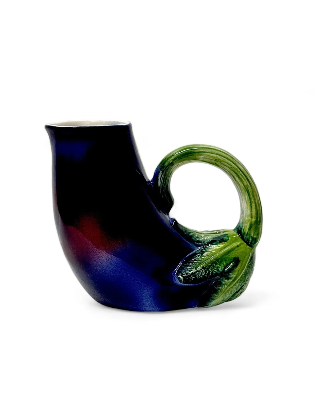 Original reference photograph of Aubergine ceramic jug