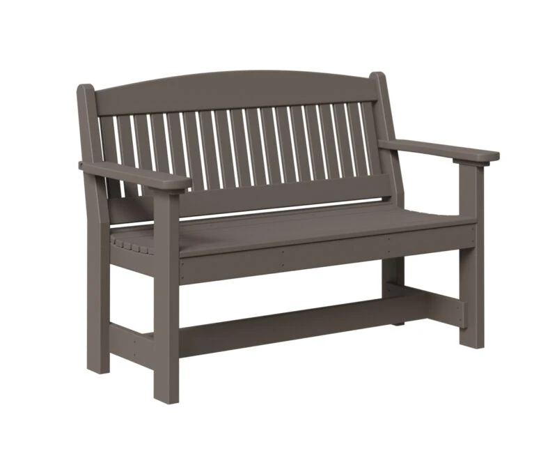 Original reference photograph of Poly garden bench