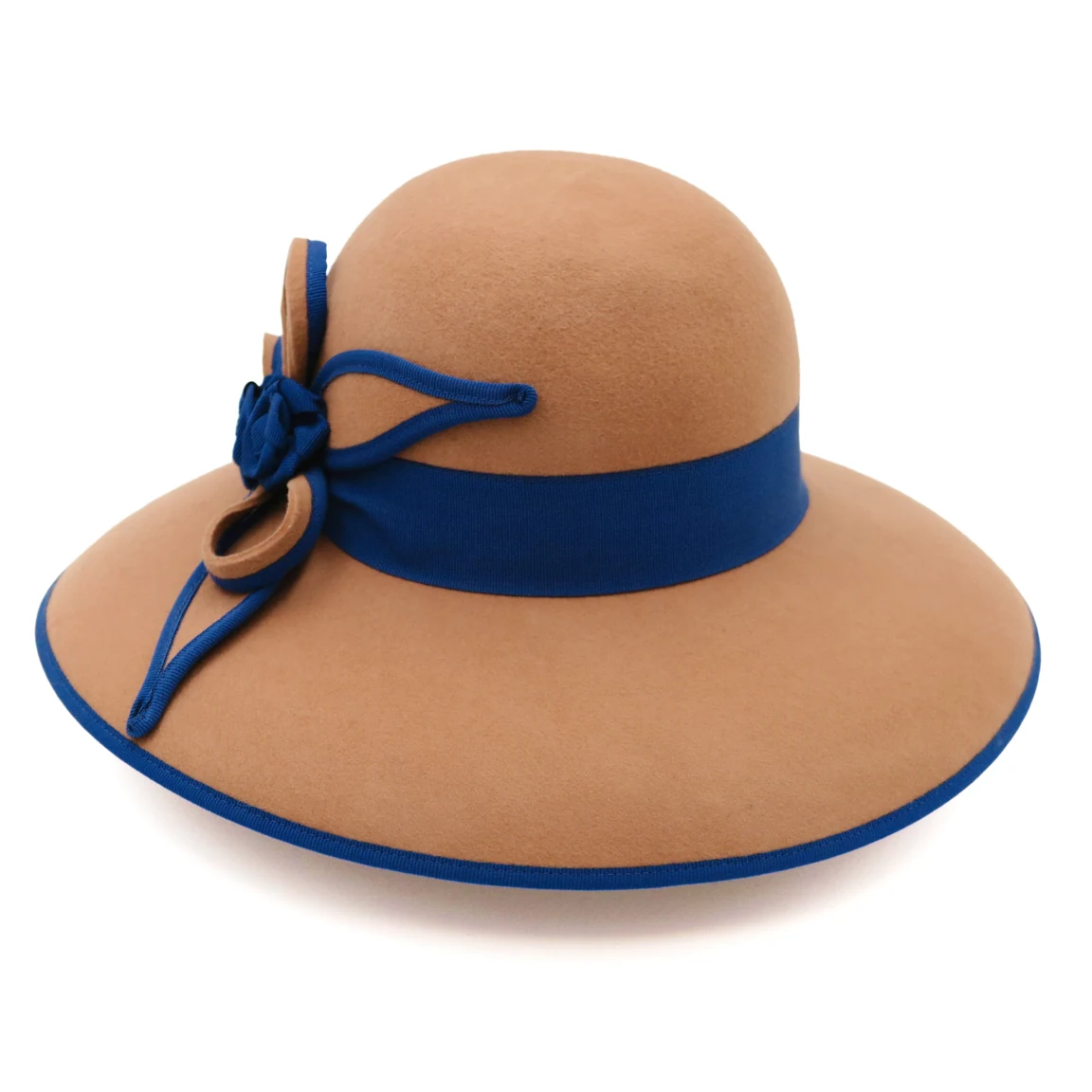 Original reference photograph of Camel felt hat