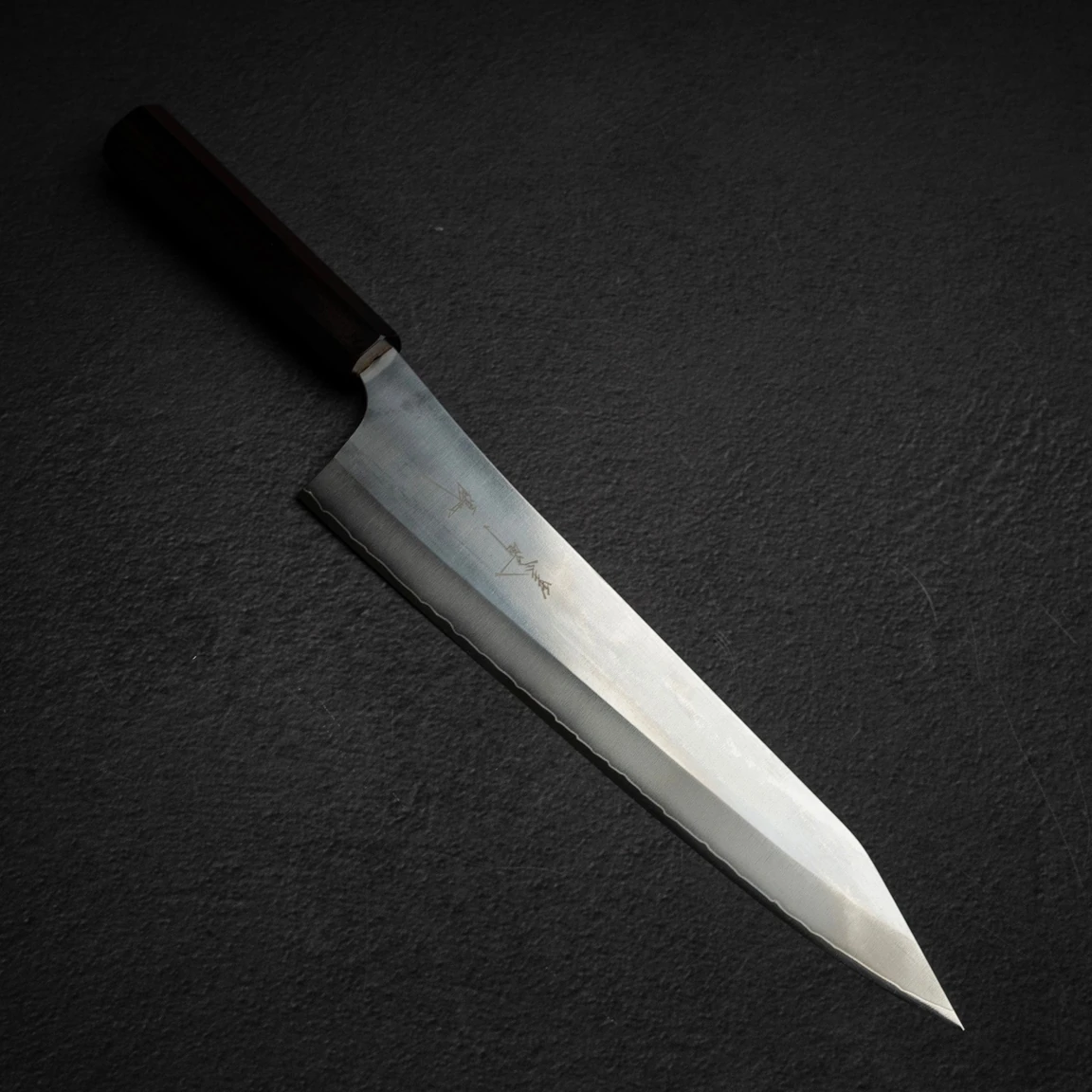 Original reference photograph of Ebony gyuto