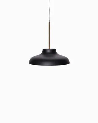 Original black and brass pendant product photo