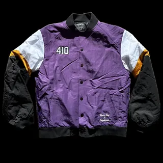 Original purple varsity jacket product photo