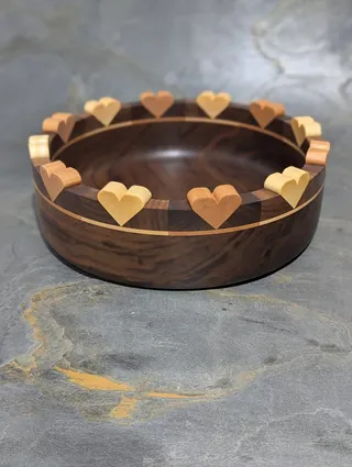 Original walnut heart bowl product photo