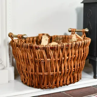 Original willow log basket product photo