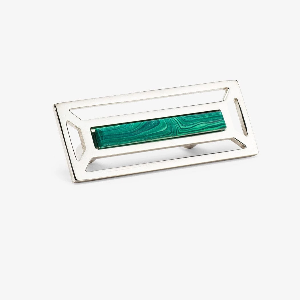 Original reference photograph of Malachite frame pull