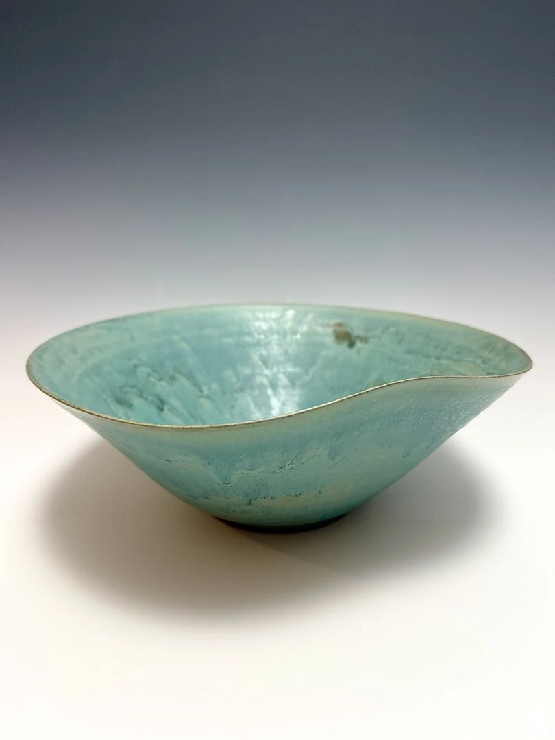 Original reference photograph of Sea-green wave bowl